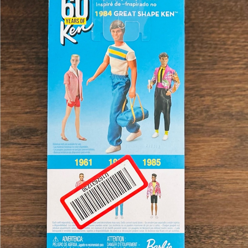 Barbie 60 Years of Ken Doll Anniversary Edition Blonde GRB41 NIB - Picture 6 of 11